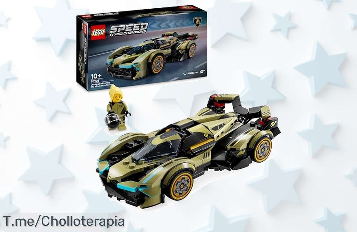 Acelera la diversión con el Lamborghini Lambo V12 Vision GT, un súper chollo para tus niños que viven aventuras emocionantes. ¡Consigue el tuyo antes de que se agote!