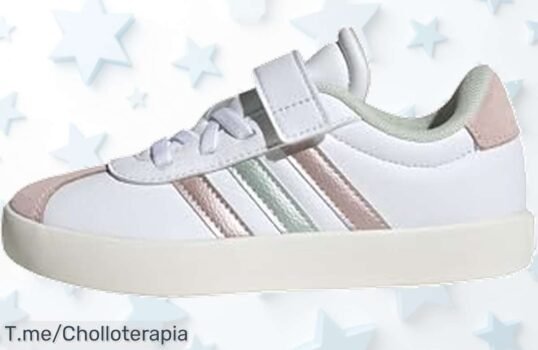 Adidas VL Court 30 para niños a precio loco, con cierre autoadherente y estilo único que brillará en sus pasos ¡No te quedes sin ellas, compra ya antes de que se agoten!