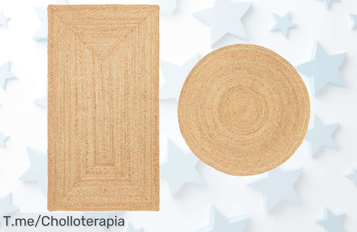 Alfombra de Yute a Precio Loco: Resistente y Fácil de Limpiar, Dale Ese Toque Especial a Tu Hogar. ¡Últimas Unidades! No Te Quedes Sin la Tuya, Compra Ahora Esta Oferta Única.