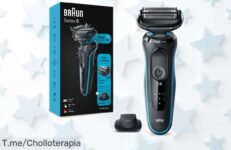 Aprovecha el ofertón de la Braun Series 5: afeitadora eléctrica con EasyClick que transforma tu rutina en un placer ¡Hazte con la tuya antes de que se agoten!