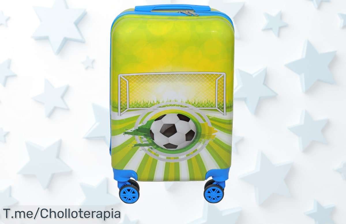 Aprovecha el ofertón de la maleta cabina MARKTOMI con ruedas 360º para tus aventuras, colores divertidos y precio loco. ¡Compra ya antes que se agote!