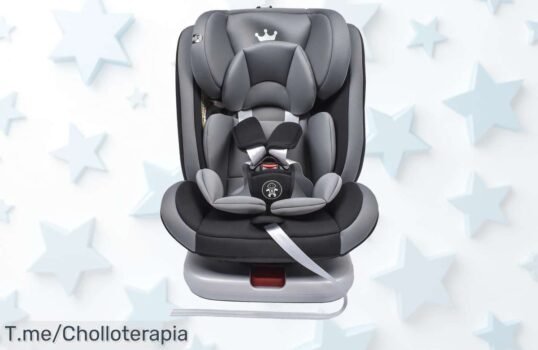 Asiento Infantil 360° a Precio Loco: Gira Fácil y Seguro con Cinturón de 5 Puntos ¡Aprovecha este Ofertón Exclusivo Antes que Se Agoten!