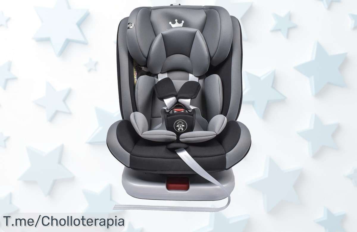 Asiento Infantil 360° a Precio Loco: Gira Fácil y Seguro con Cinturón de 5 Puntos. ¡Aprovecha este Ofertón Exclusivo Antes que Se Agoten!