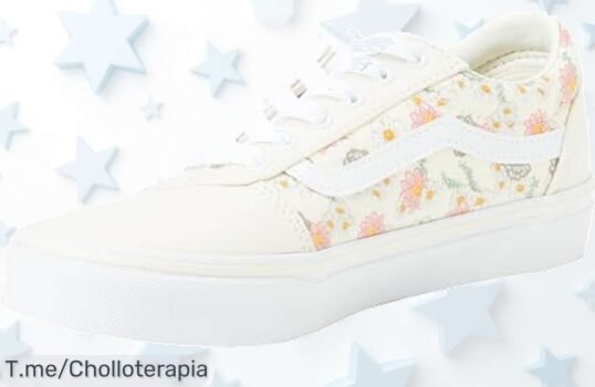 ¡Atrapa el estilo icónico con las Vans Ward Desert Floral Marshmallow! Ajuste perfecto y diseño único en un super chollo ¡Apresúrate, oferta limitada que no volverá!