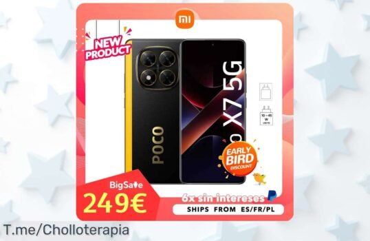 Atrapa el super chollo del POCO X7 5G con hasta 512GB y una potencia brutal que no puedes dejar pasar ¡Oferta limitada, hazlo tuyo ahora y siente la diferencia!