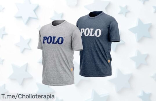 Atrapa este ofertón: Pack 2 Camisetas POLO de algodón reciclado, calidad top y verano listo, solo por un precio loco ¡Apresúrate antes que vuelen!