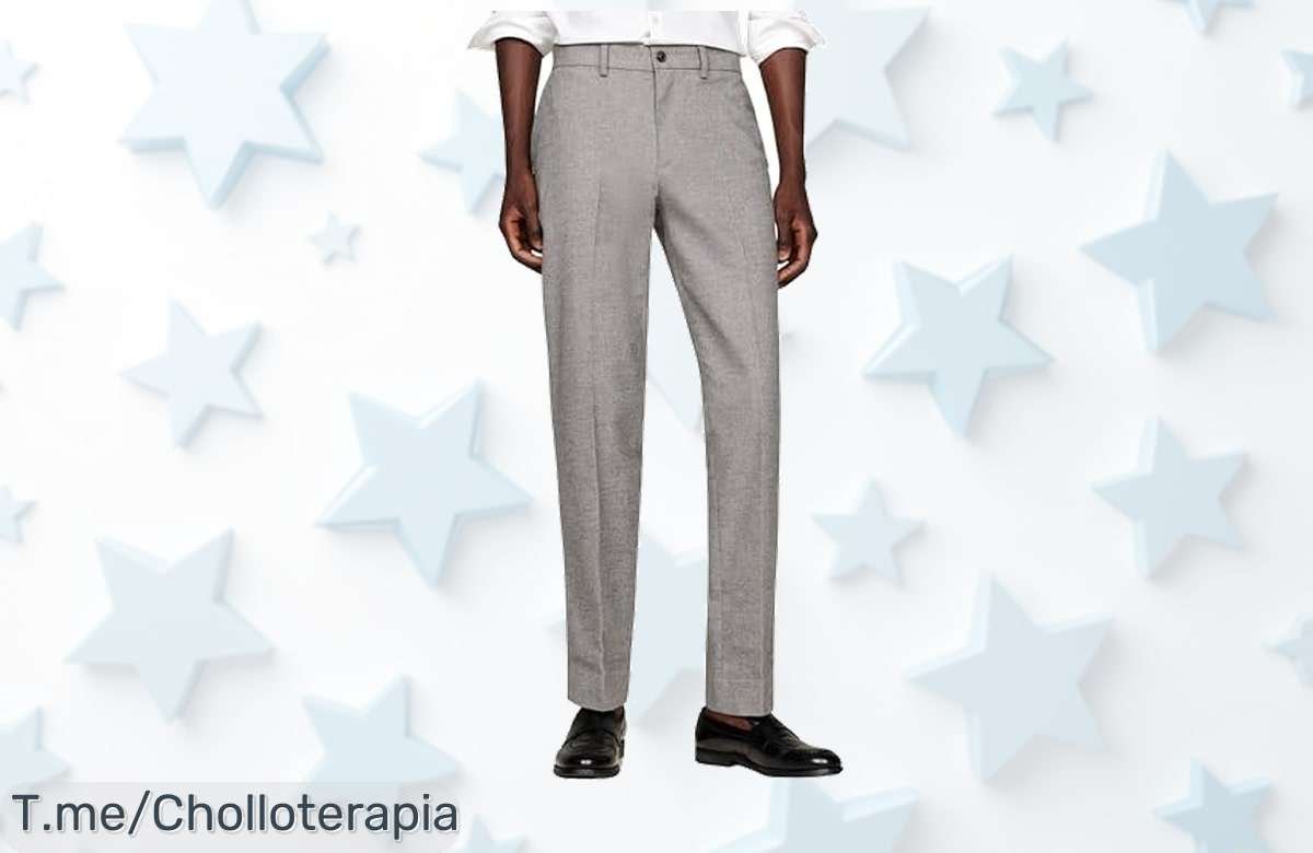 Atrévete a brillar con el pantalón Tommy Hilfiger, un super chollo de estilo atemporal que transformará tu look. ¡Consíguelo ya antes de que se agote esta oferta única!