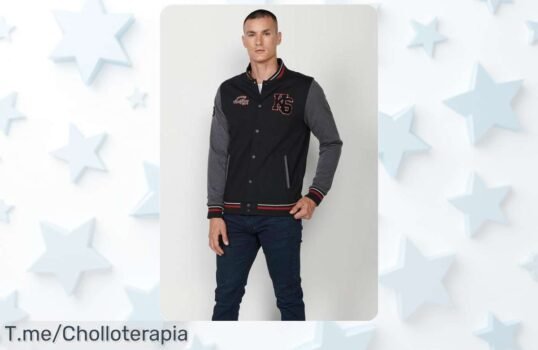 Atrévete a brillar con la chaqueta sudadera Koroshi, diseño moderno y botones a presión ¡Este ofertón es único y las unidades vuelan! Hazla tuya YA antes que se acaben