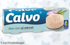 Atún Calvo Claro al Natural: ¡3 latas de pura energía y sabor delicioso en un ofertón único! No dejes pasar esta ganga, compra ahora antes que se agote