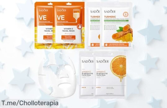 Brilla como nunca con la mascarilla de vitamina C, el super chollo que nutre e hidrata tu piel ¡Aprovecha esta oferta única antes de que se acabe!