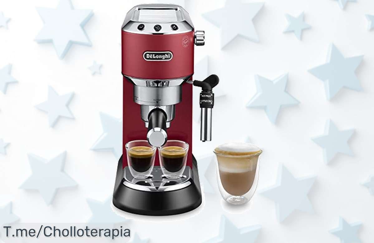 Café de barista en casa a precio loco: De’Longhi Dedica, espresso perfecto en 35 segundos y espumador 360°, ¡aprovecha este ofertón antes que se acabe!