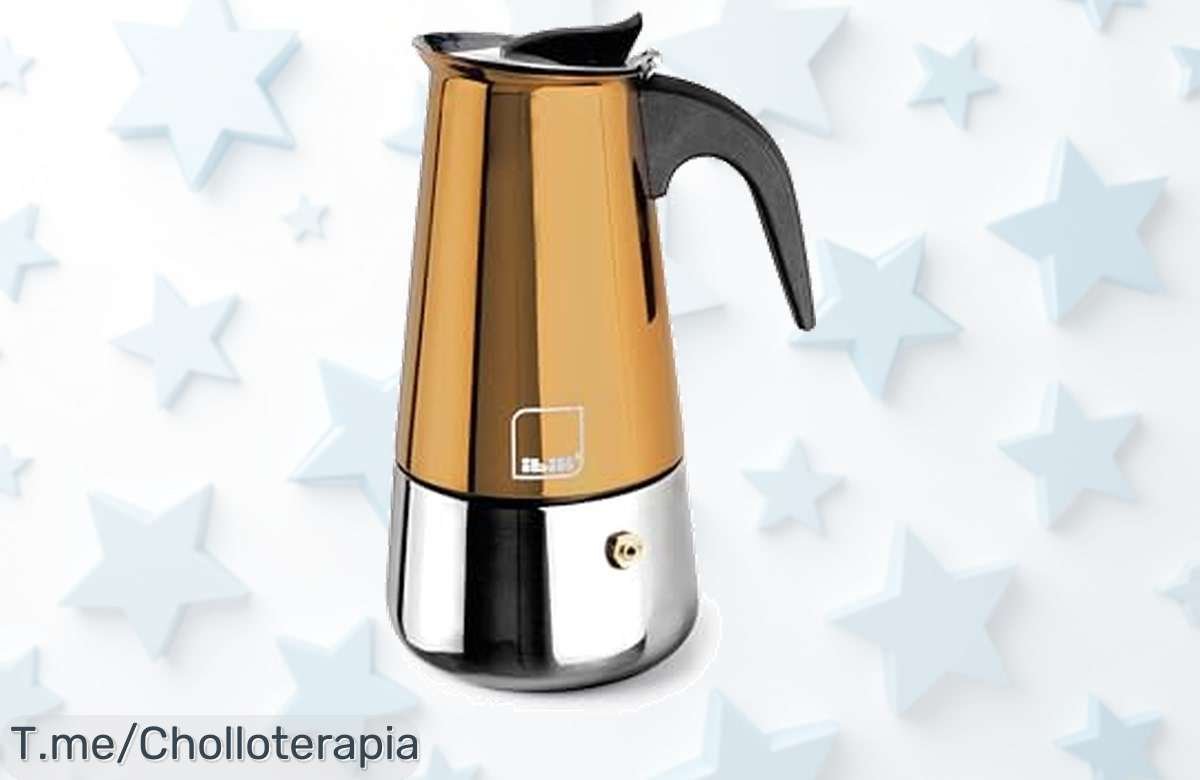 Café en minutos con la cafetera Ibili Moca Cupra: elegancia y resistencia a un precio loco. ¡Disfruta el mejor café ya! Aprovecha este ofertón antes que se agote.
