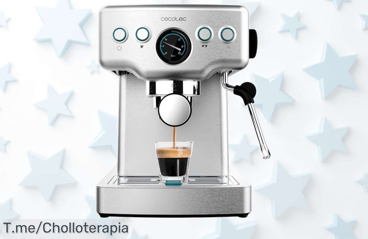 Cafetera Express Cecotec Barista Power: disfruta de un espresso delicioso con potencia increíble y sorprende a todos. ¡Aprovecha este ofertón antes que se agote!