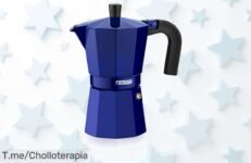 Cafetera Italiana Monix en Color Cobalto: ¡6 Tazas de Café Perfectas a un Precio Loco! Aprovecha Este Ofertón Único y Hazla Tuya Antes de Que Se Agote