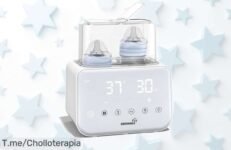 Calentador Mágico: Leche lista en 3 minutos con esterilizador y descongelador, un súper chollo para tu bebé ¡Compra ya antes de que se acabe esta oferta única!