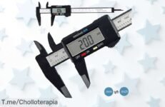 Calibrador digital de fibra de carbono: ¡mediciones precisas en segundos! No te pierdas este super chollo, oferta limitada que no volverá ¡Compra ya y asegúrate el tuyo!