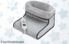 Calientapiés Medisana: ¡Disfruta del calor perfecto con esta manta lavable y segura! Aprovecha este super chollo antes de que se agote, tus pies te lo agradecerán