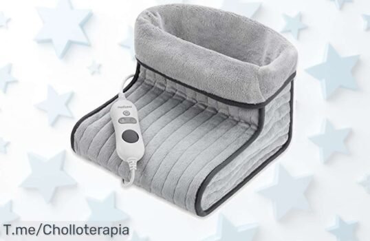Calientapiés Medisana: ¡Disfruta del calor perfecto con esta manta lavable y segura! Aprovecha este super chollo antes de que se agote, tus pies te lo agradecerán