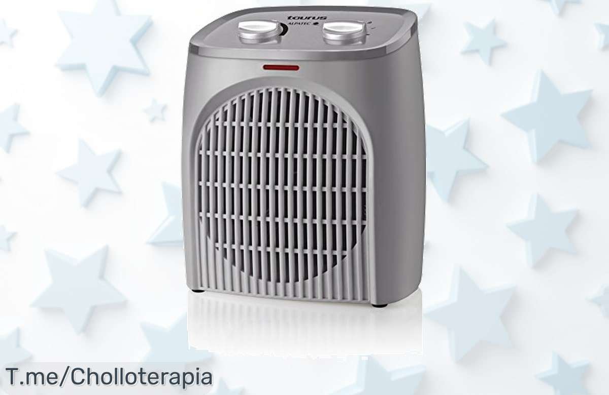 Calor instantáneo y frescura veraniega con el termoventilador Taurus Tropicano, un ofertón único que no puedes dejar pasar ¡aprovéchalo antes de que se agote!
