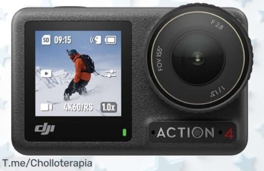 Cámara DJI Osmo Action 4 a precio loco: captura cada aventura en 4K y estabilización 360º ¡No te quedes sin la tuya, las unidades vuelan! compra ahora o lamenta después