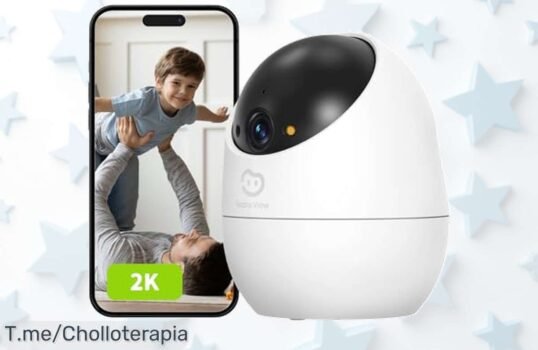 Captura cada instante con la cámara Beans View 2K: visibilidad nocturna en color y autoseguimiento increíble, ¡ofertón que no puedes dejar escapar! Actúa ya antes de que se agote