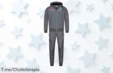 Capucha SSC Neapel EA7 Emporio Armani en gris: ¡un super chollo que te hará destacar! No dejes pasar este ofertón único, compra ya antes de que se agote