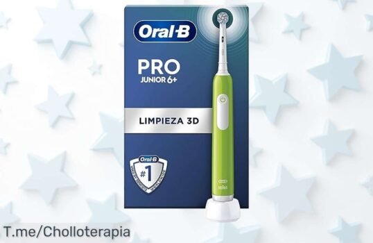 Cepillarse los dientes es una aventura con OralB Pro Junior, cuida las encías y personaliza la experiencia ¡Aprovecha este chollazo antes de que se agote!