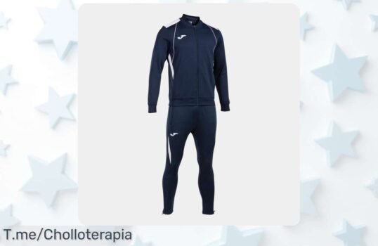 Chándal Joma Championship VII: Super Chollo Marino Blanco que Te Hará Lucir Genial ¡Oferta Irresistible, Precio Loco! No dejes pasar esta oportunidad y compra ya antes que se acabe