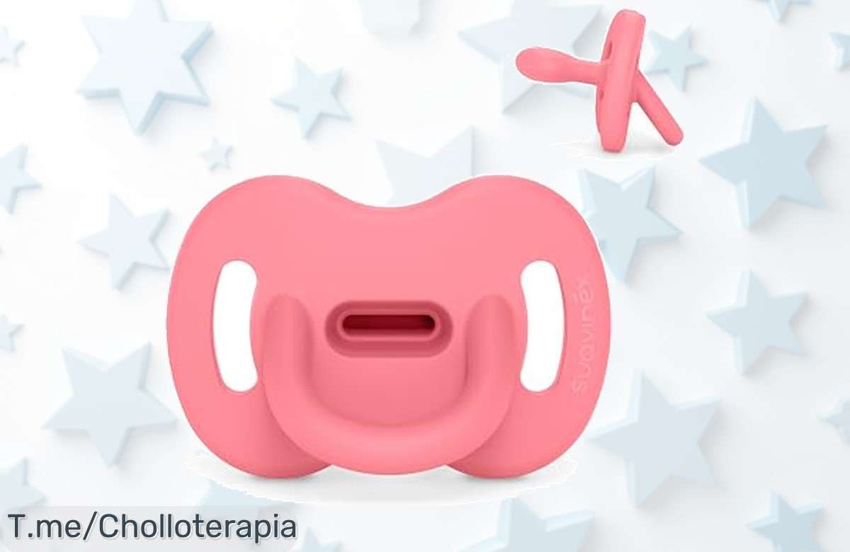Chupete Suavinex Fisiológico: Super chollo para el sueño de tu bebé, ultra suave y respetuoso con su desarrollo bucodental. ¡Aprovecha esta oferta única antes de que se agote!