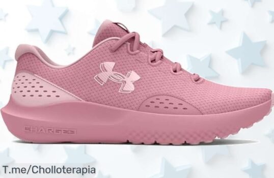 Cobra velocidad y estilo con las Zapatillas Under Armour UA W Charged Surge 4, super chollo disponible por tiempo limitado ¡No te quedes sin el tuyo!