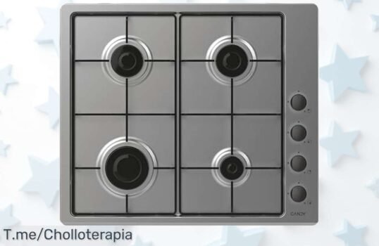 Cocina como un chef en casa con la Placa de Gas Candy Idea, 4 fuegos potentes y seguridad total ¡No te quedes sin este super chollo, compra ya antes de que se agote!