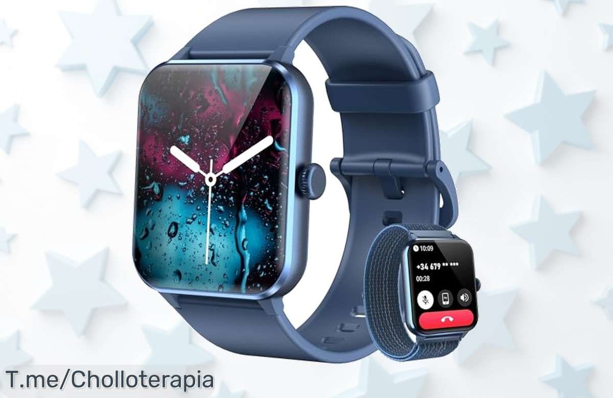 Conéctate al futuro con el smartwatch más completo del mercado: 100 modos deportivos, llamadas desde tu muñeca y diseño personalizable. ¡No te pierdas este ofertón único!
