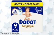 Consigue Dodot Sensitive Talla 4 y Toallitas Aqua en un solo pack a un precio loco, cuida la piel de tu bebé con este ofertón limitado ¡Compra ahora antes de que se acabe!
