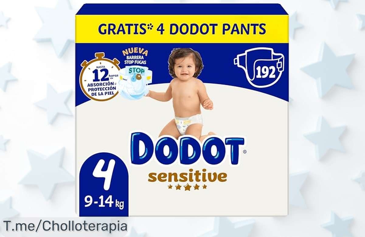 Consigue Dodot Sensitive Talla 4 y Toallitas Aqua en un solo pack a un precio loco, cuida la piel de tu bebé con este ofertón limitado. ¡Compra ahora antes de que se acabe!