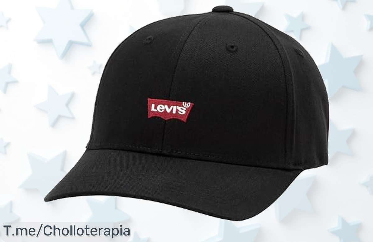 Consigue Ya La Gorra Levi’s Housemark Flexfit A Un Precio Loco, Con Ajuste Perfecto Que Se Adapta A Ti. ¡Super Chollo Limitado! Compra Antes De Que Se Agote!