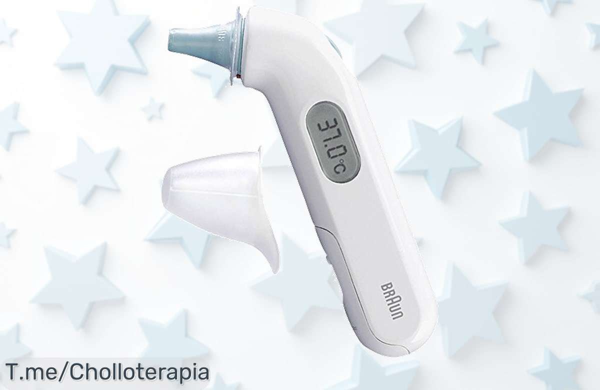 Consigue el Braun ThermoScan 3 a un precio loco, mide la fiebre en solo 1 segundo y cuida a tu bebé con protectores desechables. ¡Hazte con este ofertón ya antes de que se acabe!
