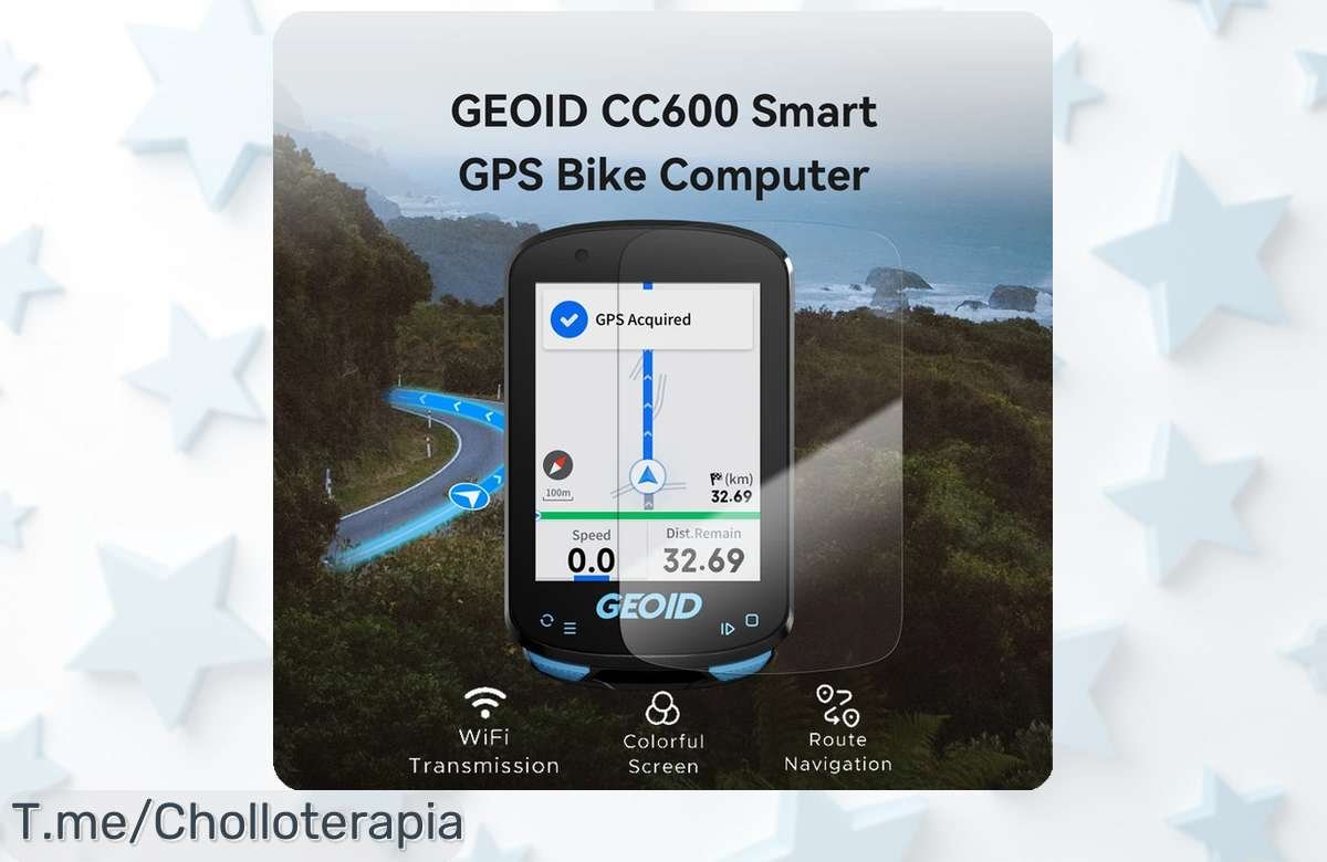 Consigue el GEIOID CC600, el velocímetro inalámbrico que simplifica tus rutas y navega sin problemas ¡Oferta limitada! Actúa ya y no te quedes sin tu descuento brutal.