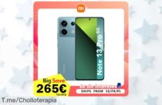 Consigue el Xiaomi Redmi Note 13 Pro 5G con un super chollo de descuento brutal y transforma tus días, pero apúrate, ¡las unidades son limitadas y esta oferta es única!