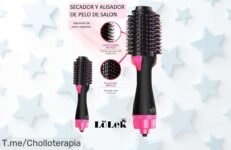 Consigue el cepillo LoLek en color rosa a un precio loco, disfruta de peinados espectaculares en minutos y apúrate, ¡las unidades son limitadas!