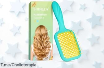 Consigue el cepillo desenredante SHINLEA a un precio loco y transforma tu cabello en segundos, ¡aprovecha este ofertón antes de que se agote!