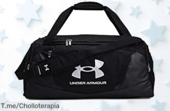 Consigue el super chollo de la UA Undeniable 50 Duffle SP: impermeable, ordenado y cargado de estilo ¡No te quedes sin el tuyo antes que se agoten!