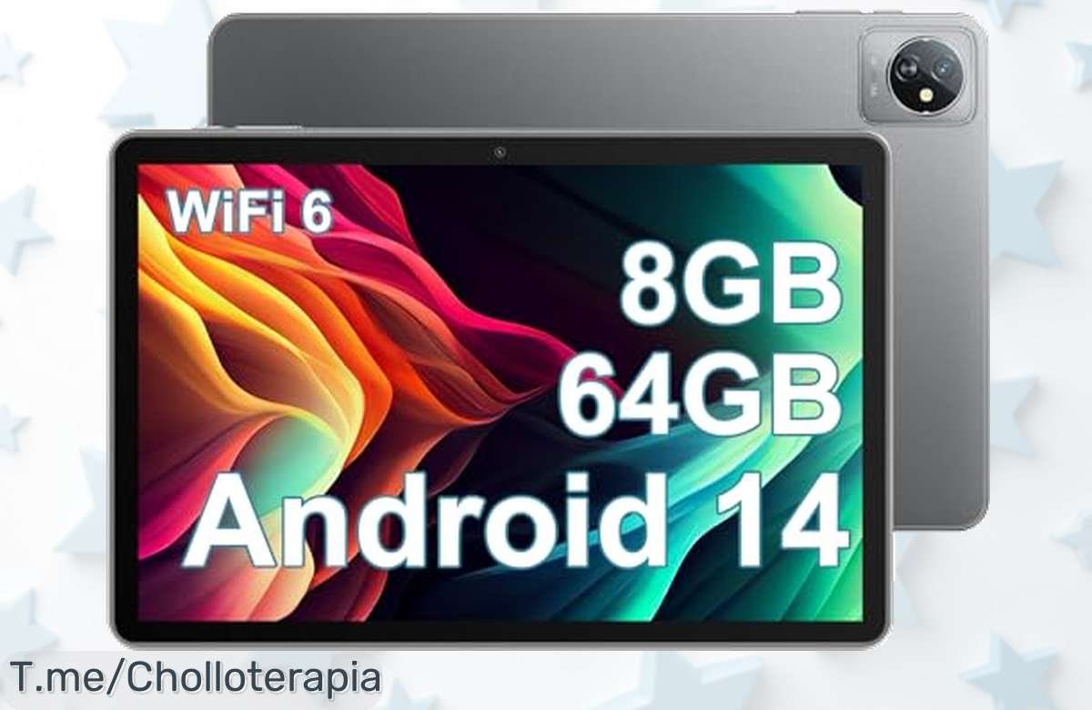 Consigue la Blackview Tablet de 10 pulgadas con pantalla HD+ y 8GB de RAM a un precio loco, solo por tiempo limitado. ¡Aprovecha este super chollo antes que se agote!