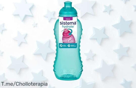 Consigue la botella Twist 'n' Sip a prueba de fugas para tus peques, fácil de limpiar y perfecta para el cole ¡No te quedes sin este super chollo! Oferta limitada