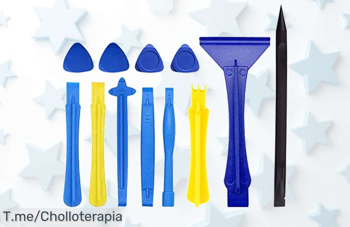 Consigue la herramienta de apertura perfecta para reparar pantallas sin dañarlas a un precio loco, corre y aprovecha este ofertón antes que se agote, ¡hazlo tuyo ya!