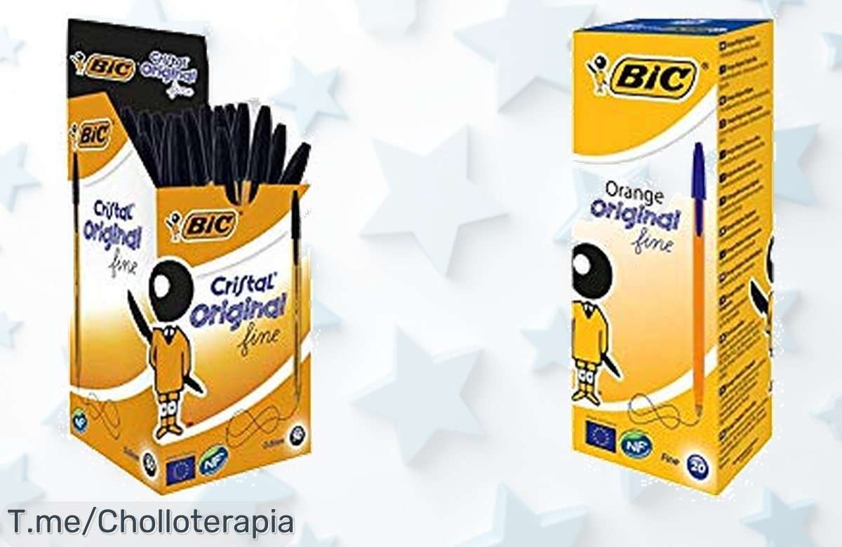 Consigue los Bolígrafos BIC Cristal Original Fine en un super chollo de 70 unidades ¡Escribe con precisión y fluidez! Oferta limitada, compra antes que se agote.