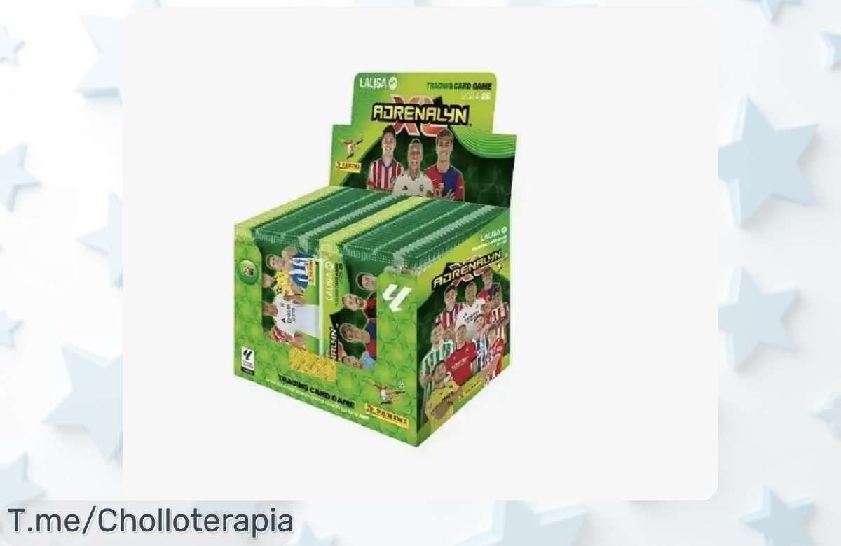 Consigue tu caja de 50 sobres Panini Adrenalyn La Liga EA Sports 20242025 a un precio loco y no te pierdas este ofertón exclusivo. ¡Compra ya antes que se agoten!