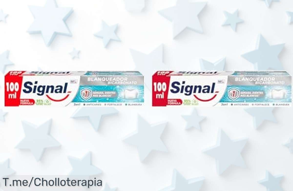 Consigue una sonrisa brillante y fresca con la Pasta de Dientes Signal, combate caries y deslumbra a todos. ¡Aprovecha este ofertón antes de que se agoten!