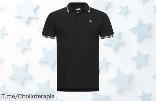 Consigue ya tu ellesse Dioran Twin Tipped en Negro y Blanco, la polo que todos quieren tener Ofertón limitado, no te quedes sin el clásico de estilo ¡Compra ahora!