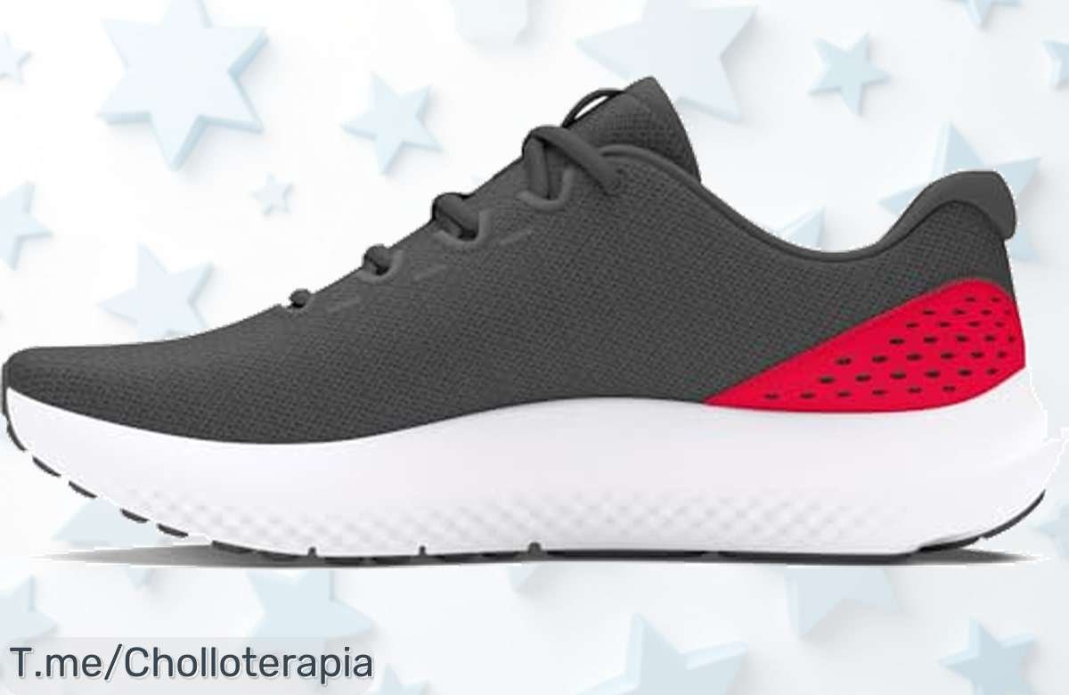 Corre como nunca con las Under Armour UA Charged Surge 4, zapatillas con transpirabilidad total y pisada explosiva. ¡Consigue tu super chollo antes de que se agoten!
