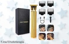 Corta tu cabello como un profesional con la cortadora DEYOT, una herramienta poderosa que transforma tu look ¡No dejes pasar este ofertón! Compra ya antes que se agote